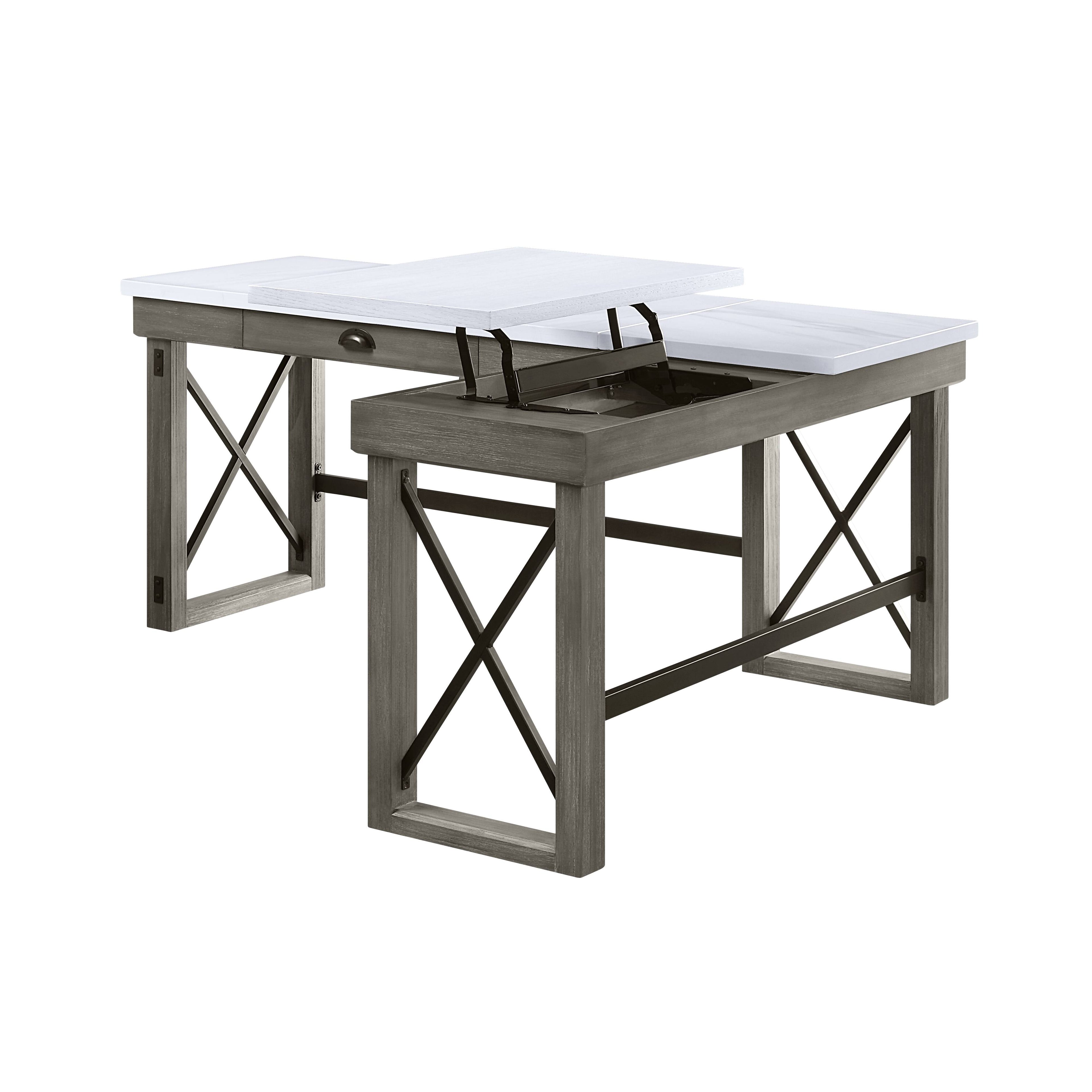 Talmar Marble Top Weathered Desk