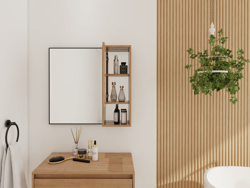 10'' Wall Mounted Storage Cabinet with Soft Close Door