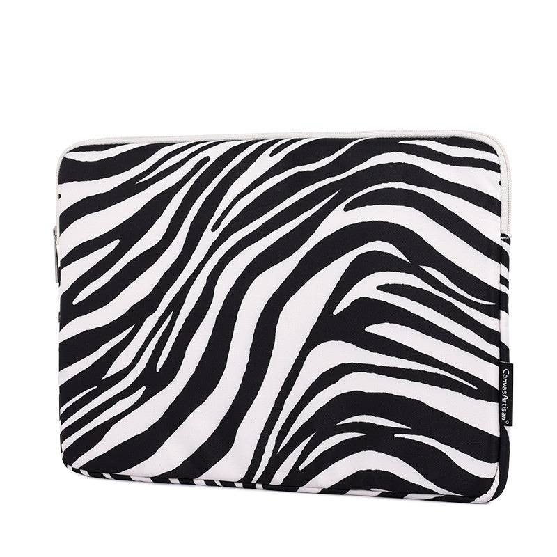 Zebra Pattern Casual Digital Notebook Protective Sleeve