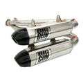 Big Gun 12-23 Kawasaki TERYX 4 750 EXO Stainless Dual Slip On Exhaust 14-4682
