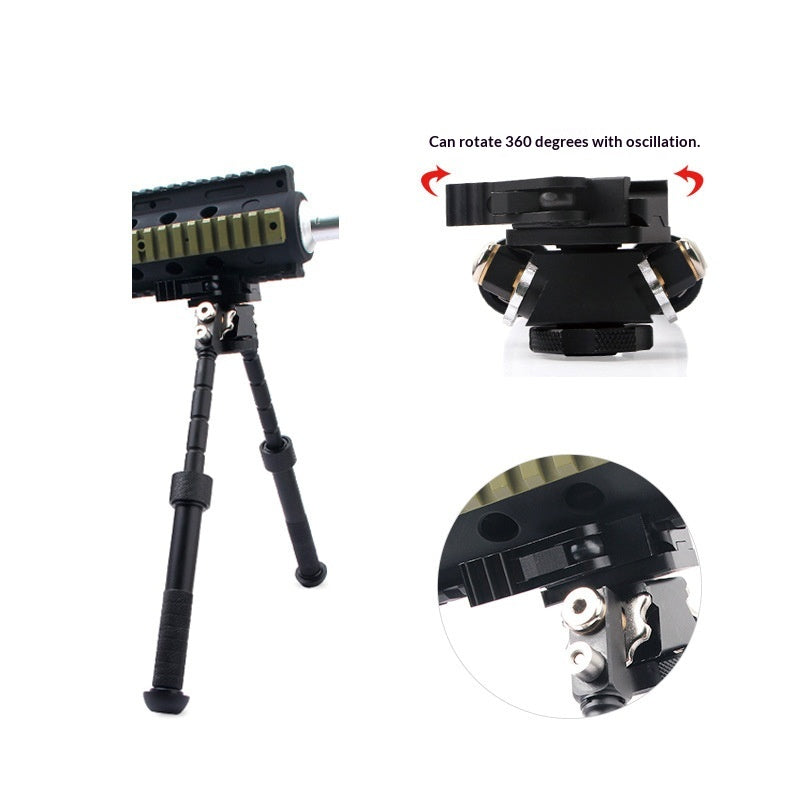 Outdoor Tactical Tripod Foldable V8 Tripod Retractable