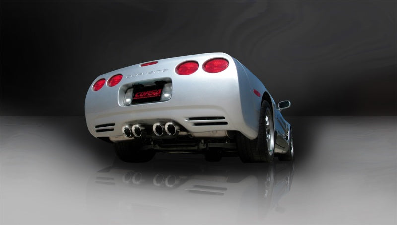 Corsa Performance 97-04 Chevrolet Corvette C5 Z06 5.7L V8 Polished Sport Axle-Back