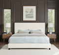 Upholstered Panel Bed - King Size