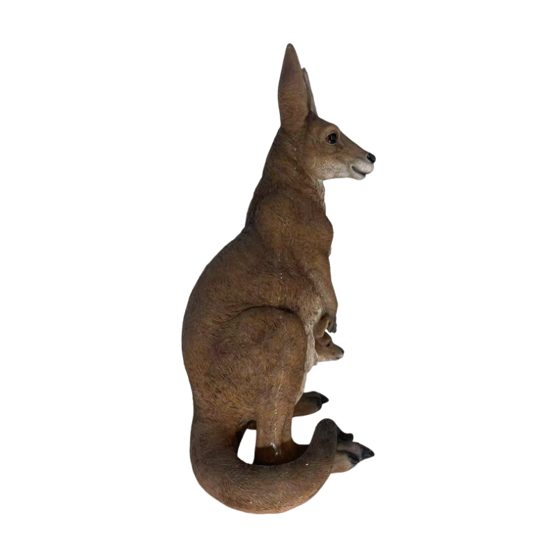 22'' Mother Kangaroo with Joey Statue