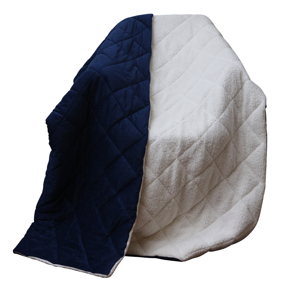 Modern Style Reversible Throw Blanket