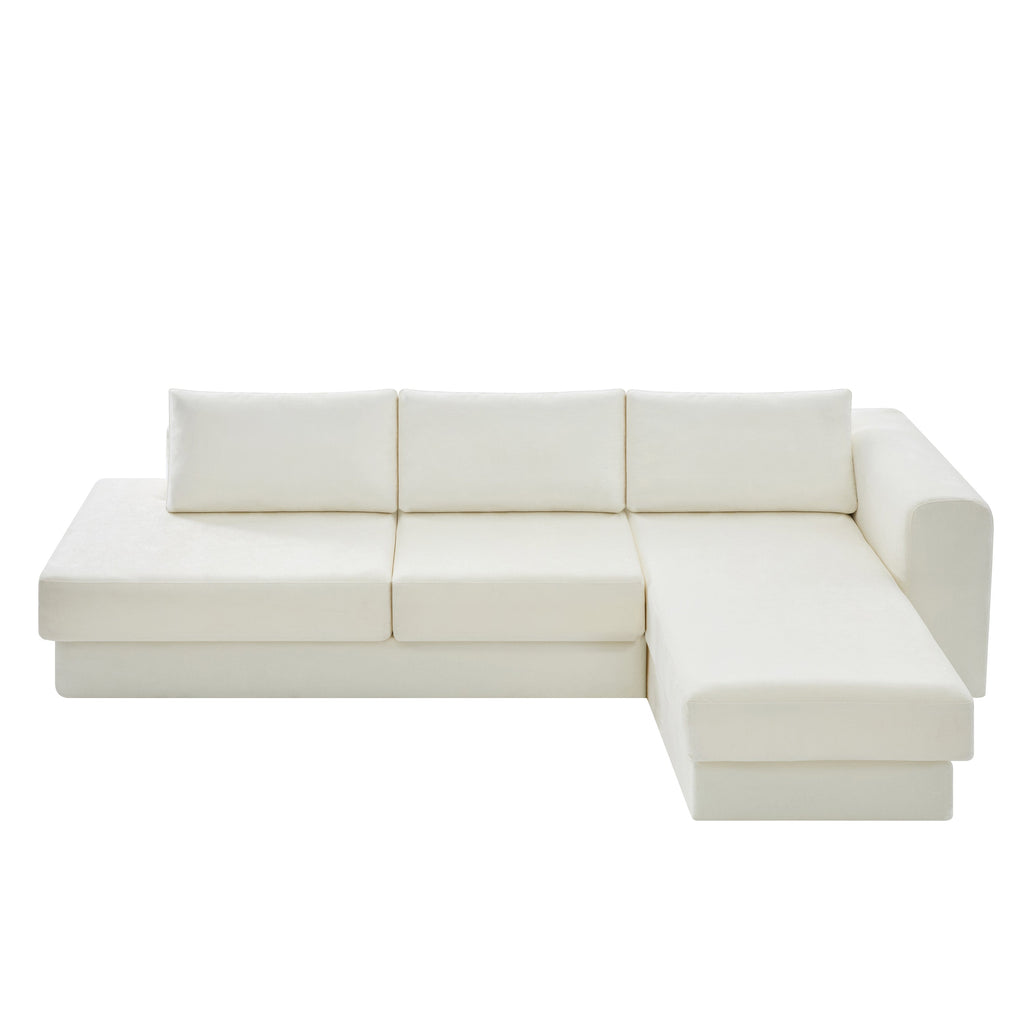 L-Shaped Modular Sofa 113" Modular Sectional