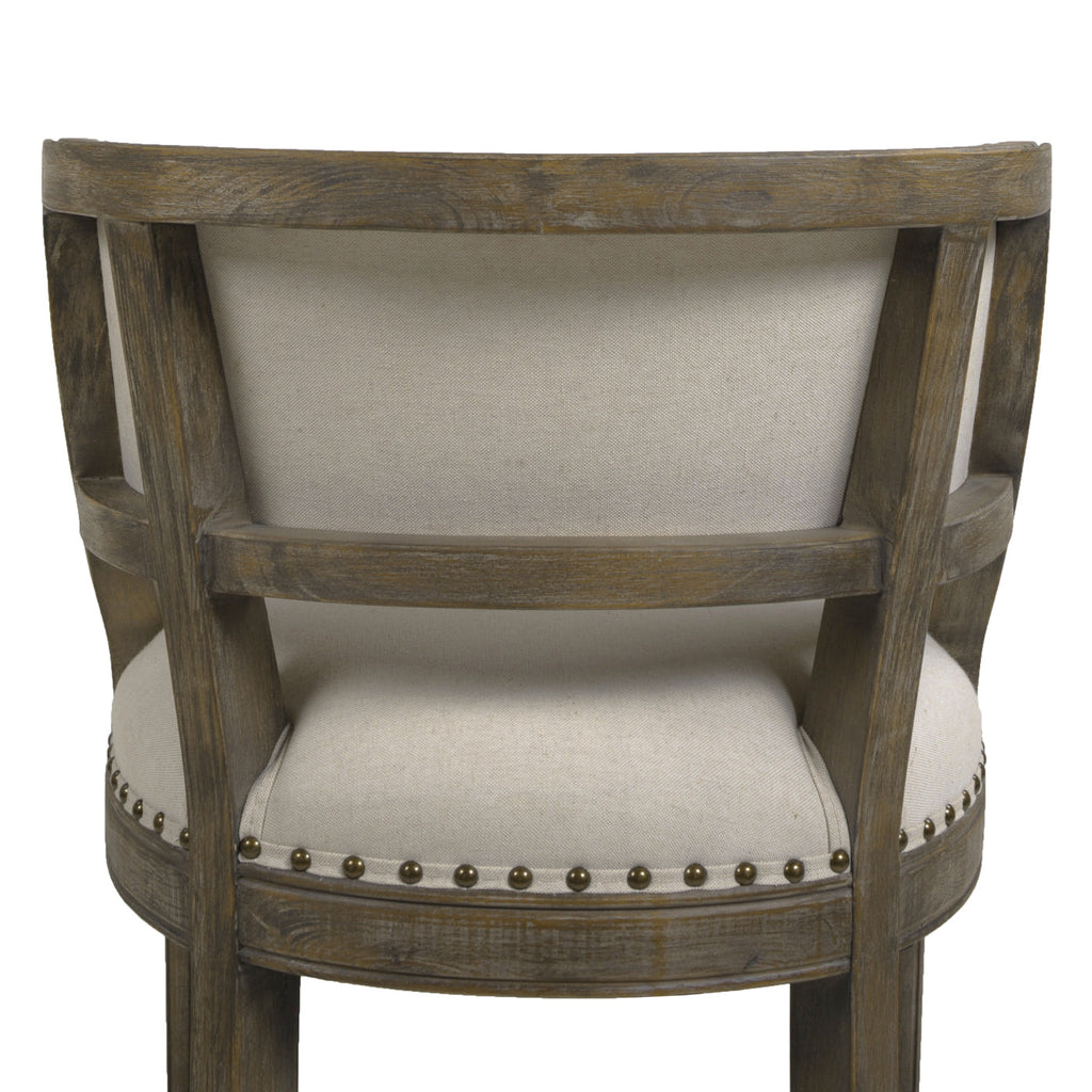 Paris 26.5" Farmhouse Counter Height Bar Stool