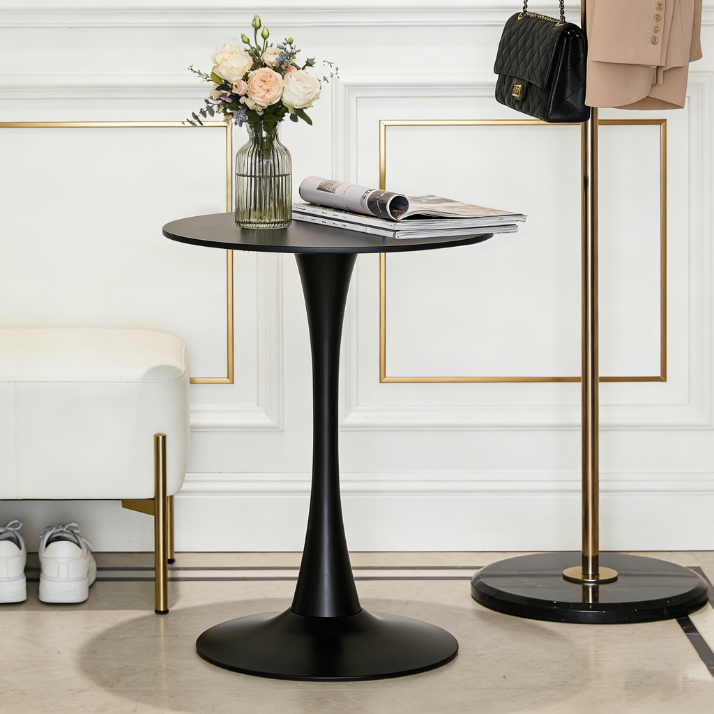 Black Round Dining Table