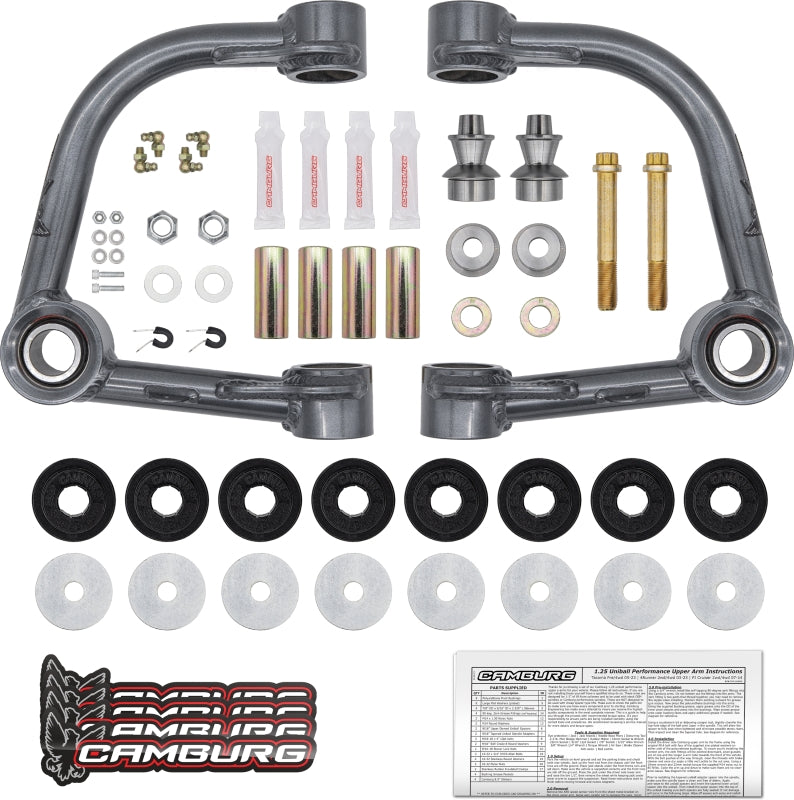 Camburg Toyota Tacoma Pre/4WD 05-23 / 4-Runner 03-23 / FJ 07-14 1.25in Uniball Upper Arms CAM-310036