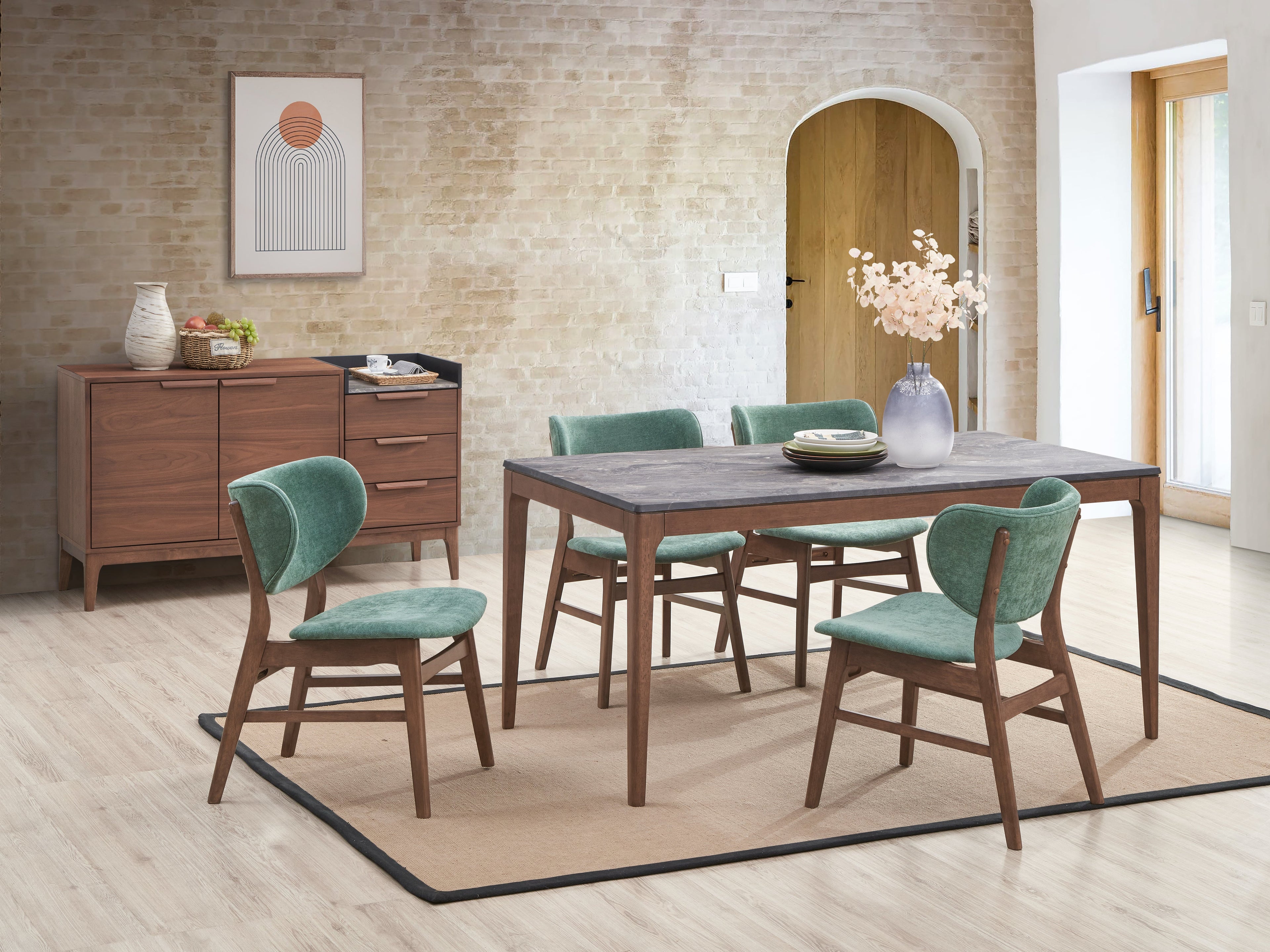 Bevis 5-Piece Dining Set