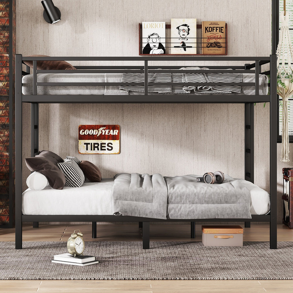 Metal Queen Over Queen Bunk Bed