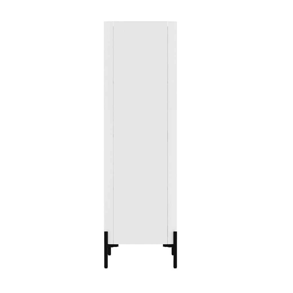 Abbey 32" Tempered Glass Bookcase Cabinet