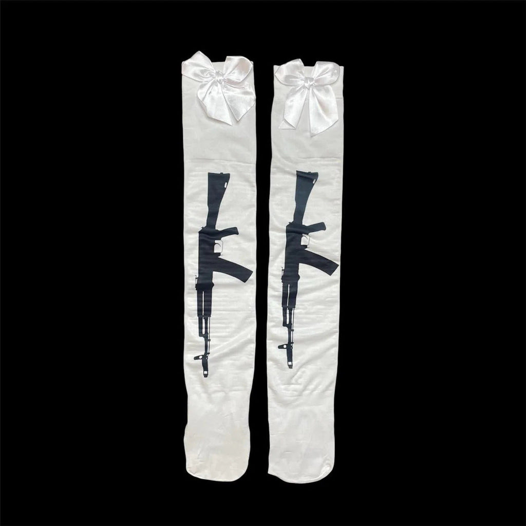 Printed For Women Sweet And Edgy Japanese-style Pantyhose All-season JK-style Socks