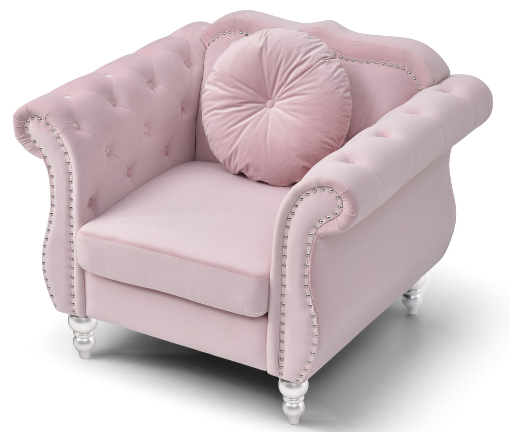 Chic Transitional Accent Chair