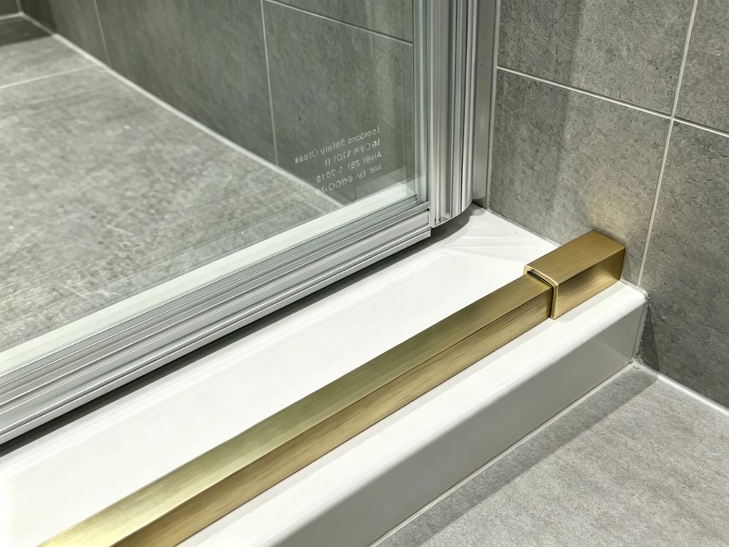 Frameless Double Sliding Shower Door - 57-60 Inch (10mm Thick)