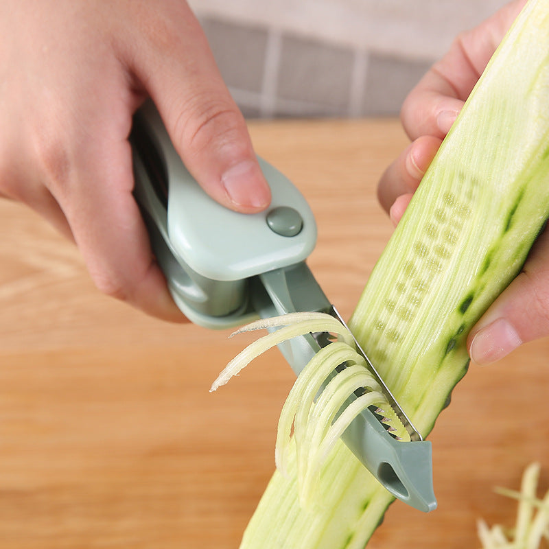 Stainless Steel Fruit Peeler – Non-Slip Grip, Rust-Resistant Blade