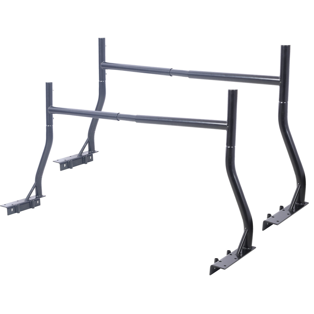 Extendable Steel Pick-Up Truck Ladder Rack Two-Bar Set
