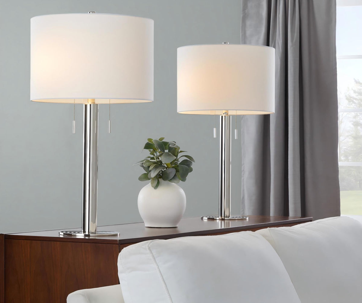 Master 29" Contemporary Metal Table Lamp