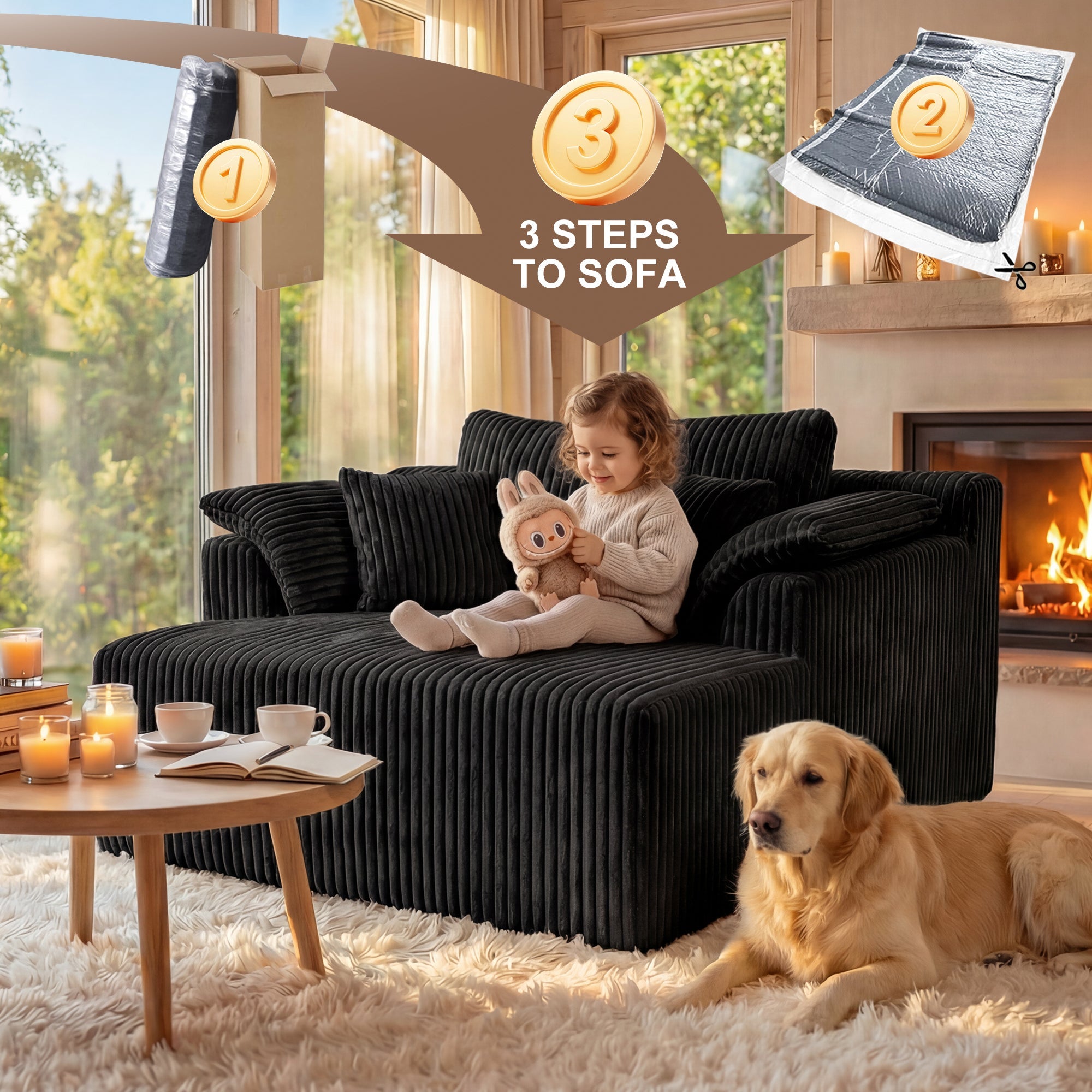 60 Inch Chaise Lounge Chair Indoor