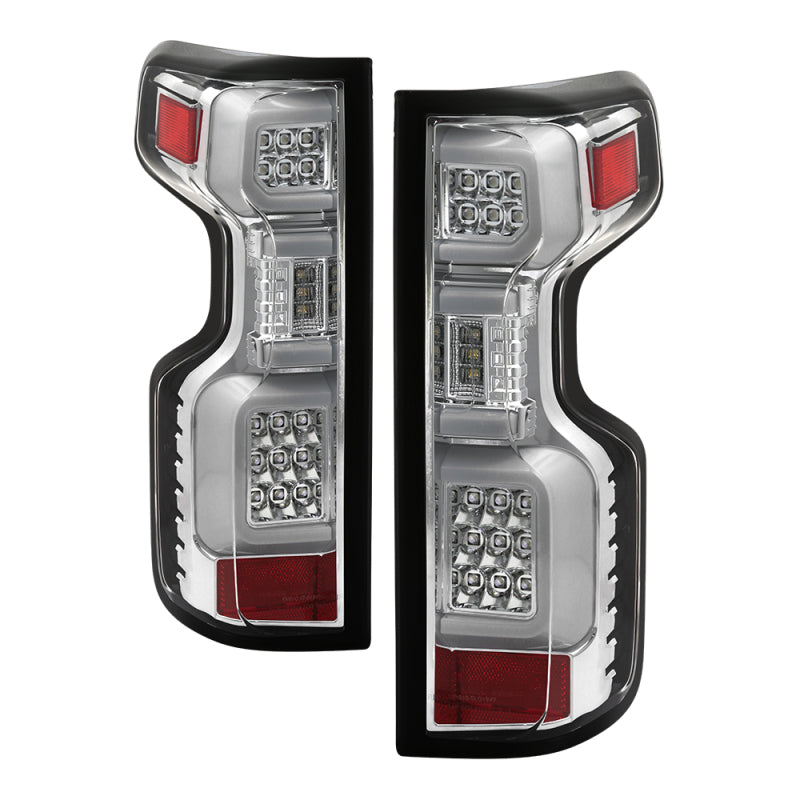 Spyder Chevy Silverado 19-20 (Do Not Fit Halogen Model) LED Tail Light - Chrome ALT-YD-CS19LED-C 5087287