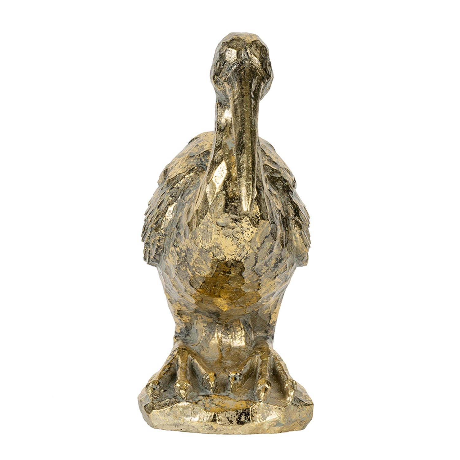Kneeling Crane Figurine