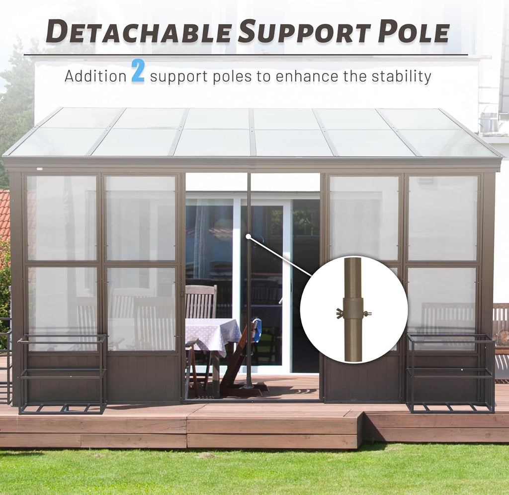12x16FT All Season Sunroom Gazebo