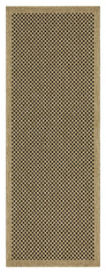 Earth GC_NTL1003 Jute/Black Indoor/Outdoor Area Rug