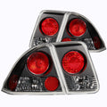 Anzo 2001-2004 Honda Civic Taillights Black