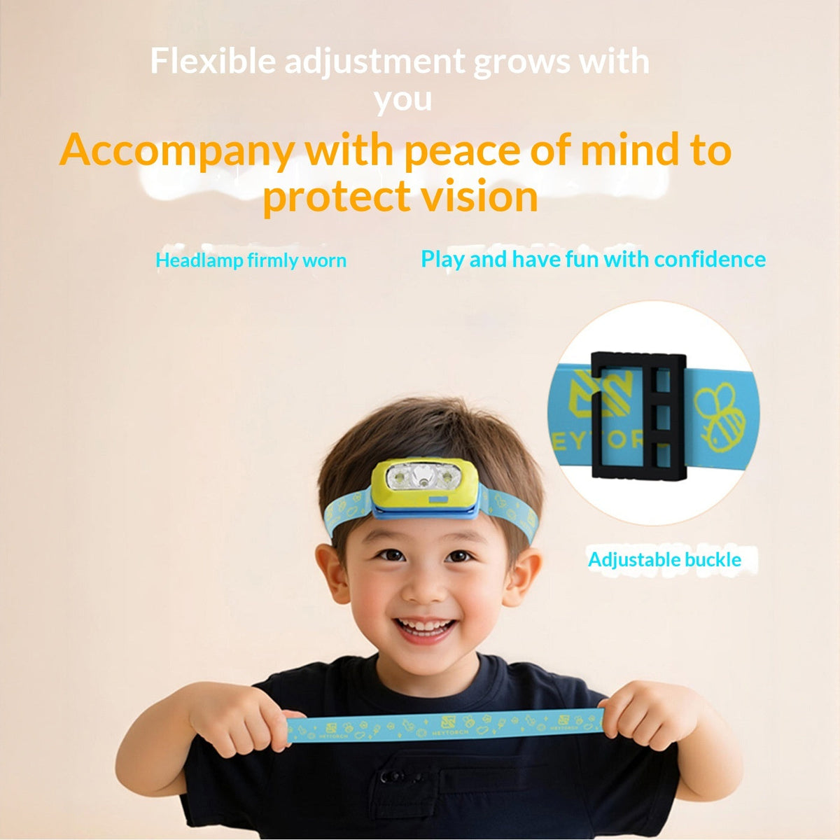Outdoor Childrens Head-Mounted Lighting Headlamp