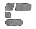 3D MAXpider 2012-2015 Mazda Mazda5 Black Sun Shades - Complete Set S1MZ0390