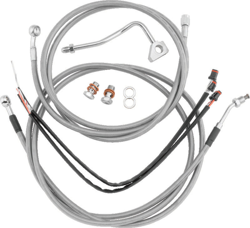 Burly Brand Control Kit 13in ABS - Stainless Steel B30-1102