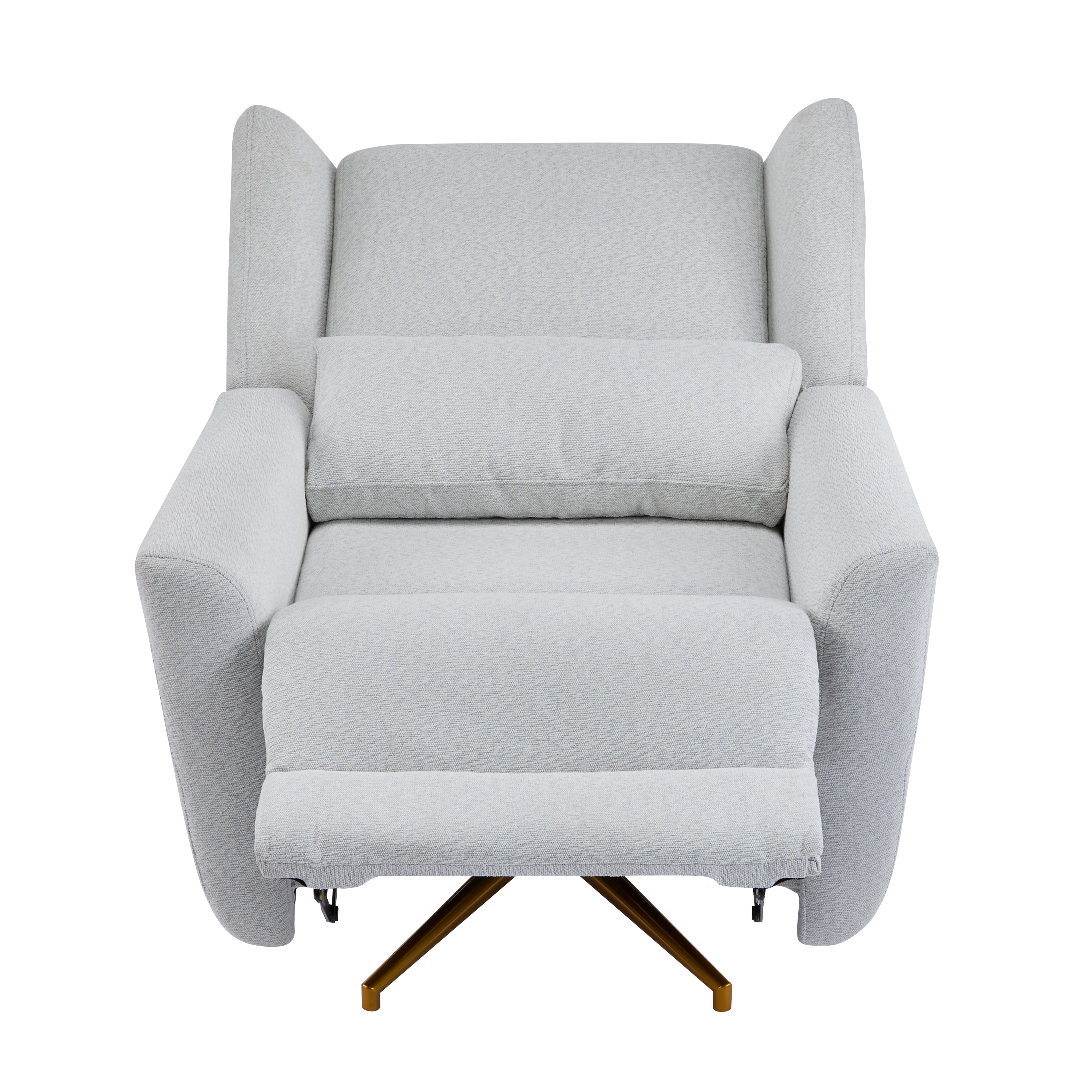 Upholstered 360° Swivel Power Recliner Chair