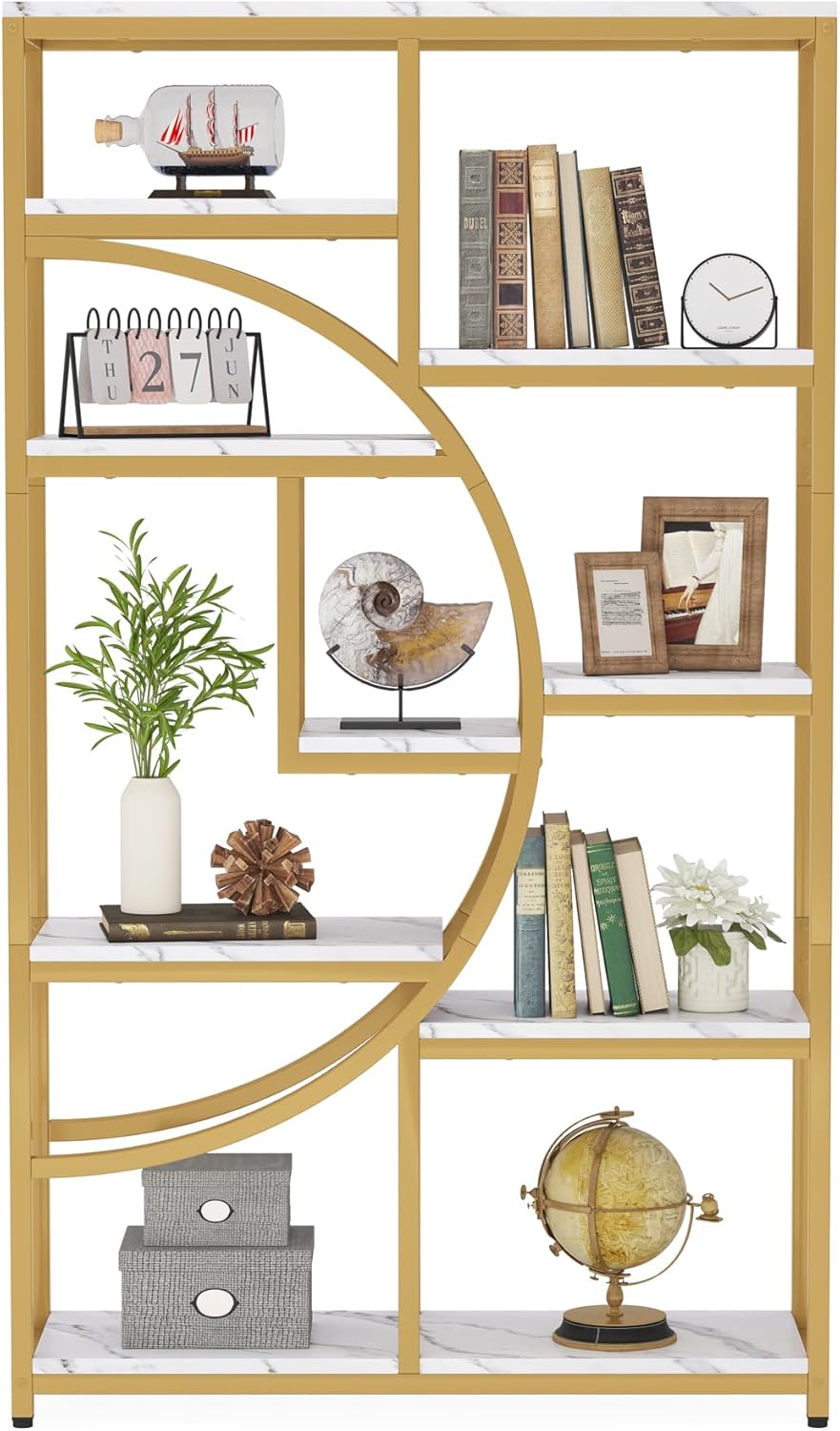 68.89" Height Industrial 5-Tier Display Shelf