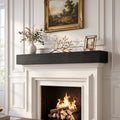 60'' Fireplace Mantel Pine Wood Wall-Mounted Shelf