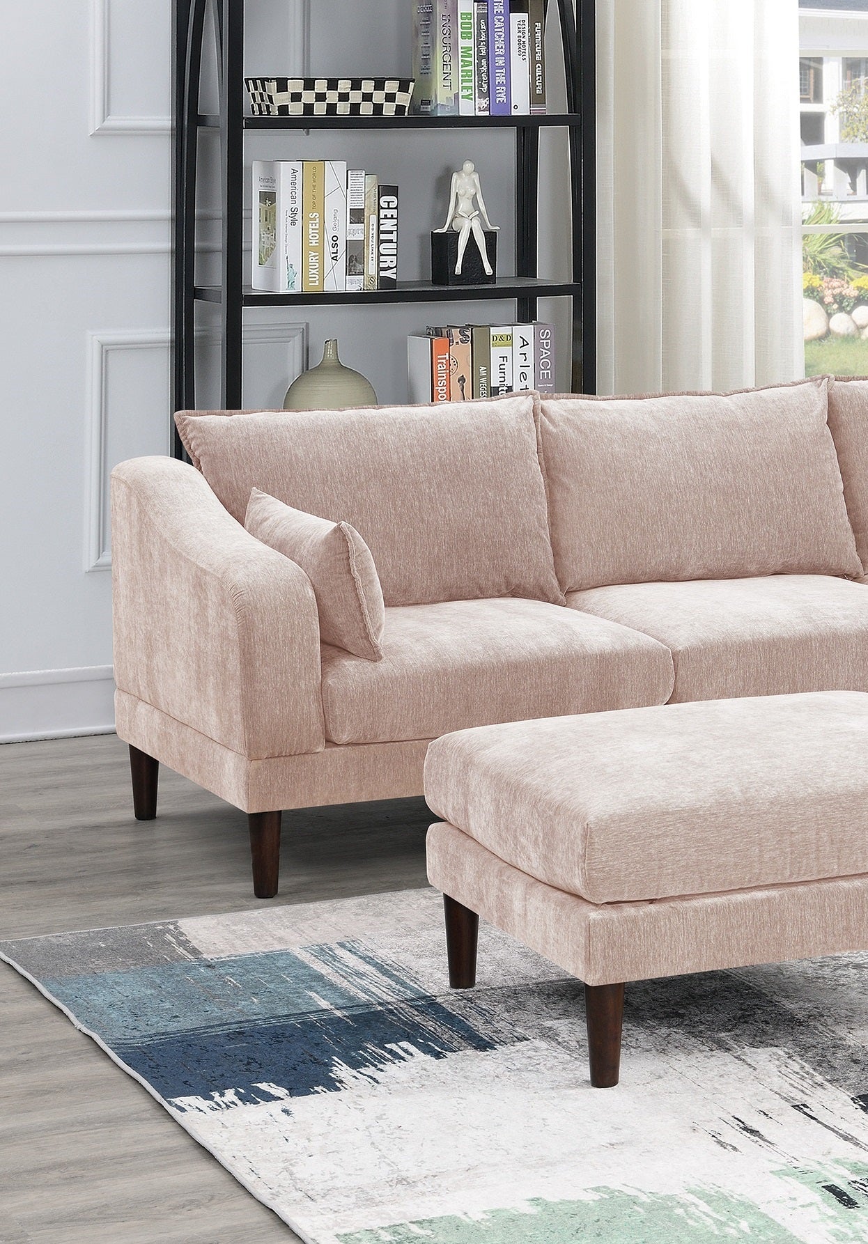 Contemporary 5-Piece Modular Sectional Set