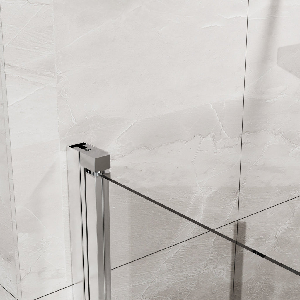 Goodyo 36"x 72" Bifold Frameless Glass Shower Door
