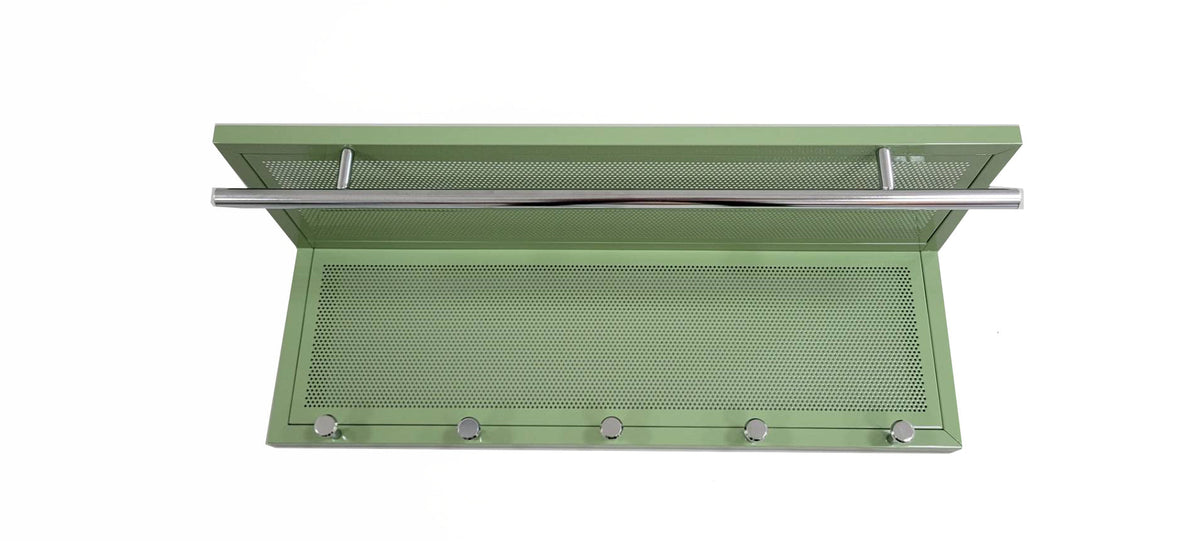 Esyspot Metal Powder Coating Hook Wall Mounted with Shelf