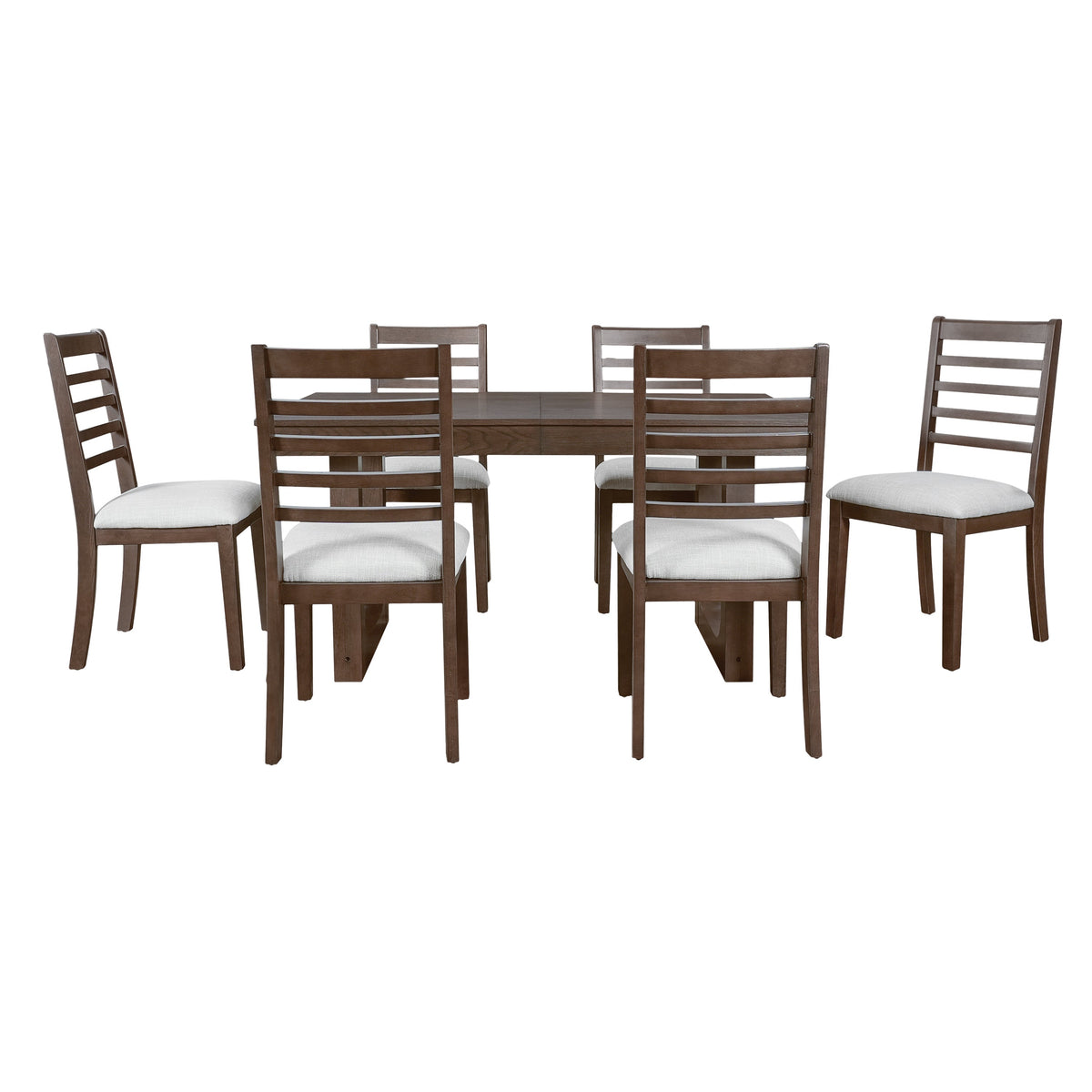 7-Piece Extendable Dining Table Set
