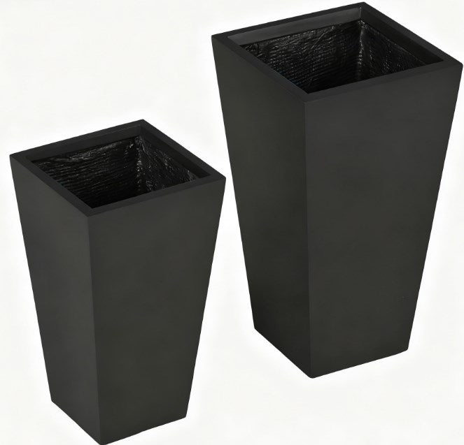 Tall Plant Pot 2-Pack Outdoor Planter Set