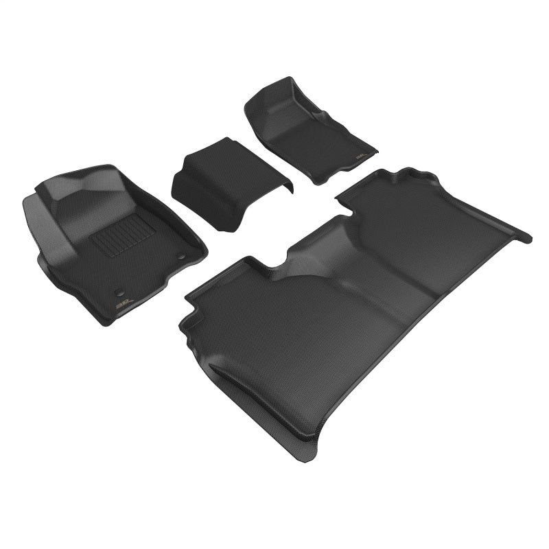 3D MAXpider 19-24 Chevrolet Silverado Crew Cab W/ Bench Seating Kagu Black R1 R2 L1CH09901509