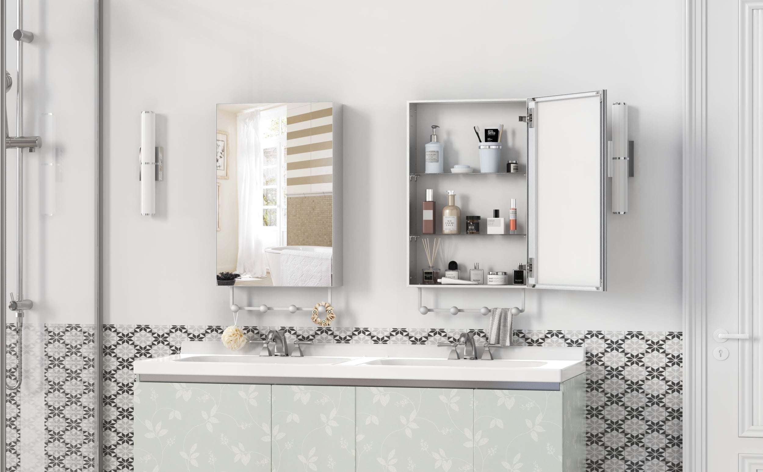 16'' x 24'' Medicine Cabinet with Mirror