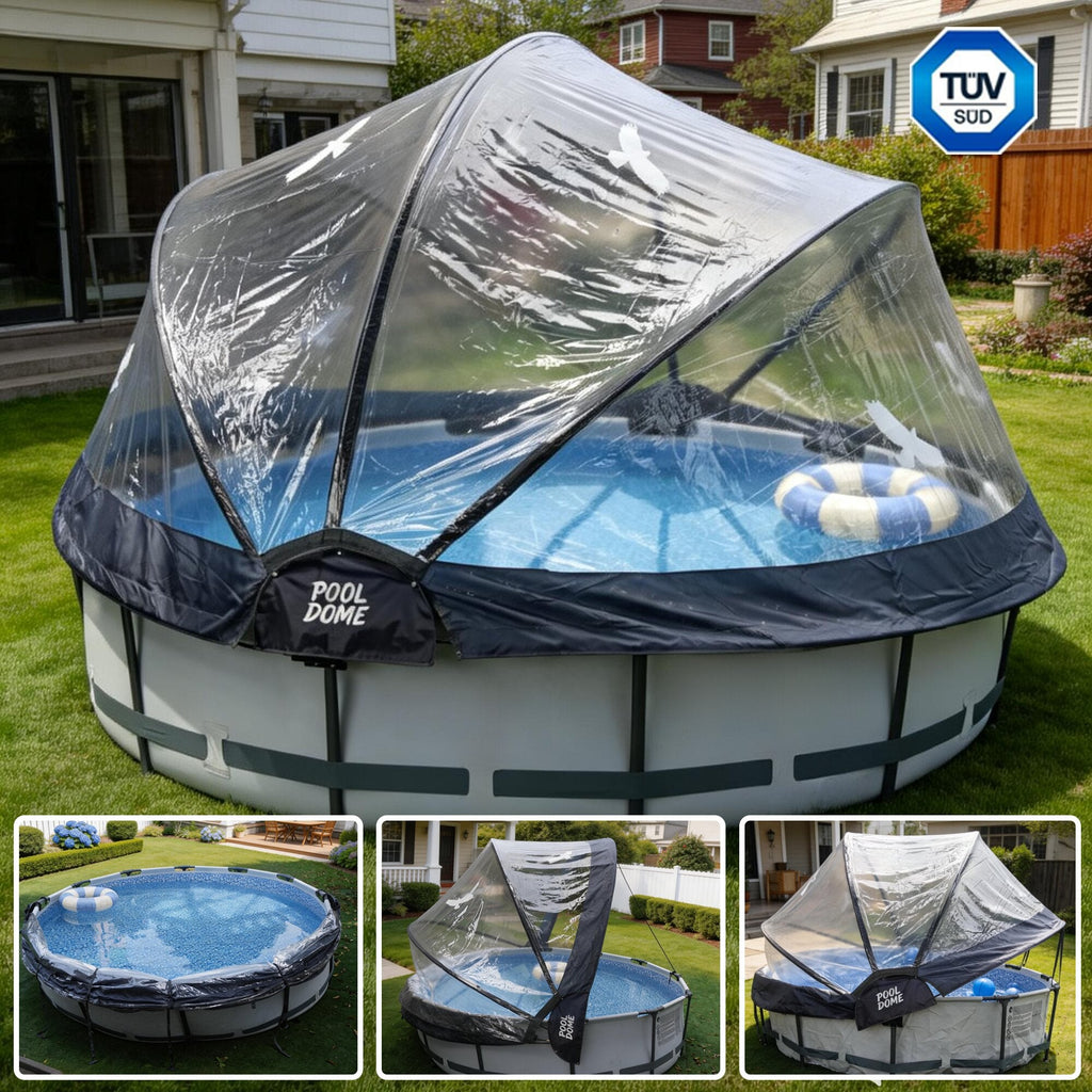 15 FT Round Multifunctional All Weather Cover Pool Dome Enclosure