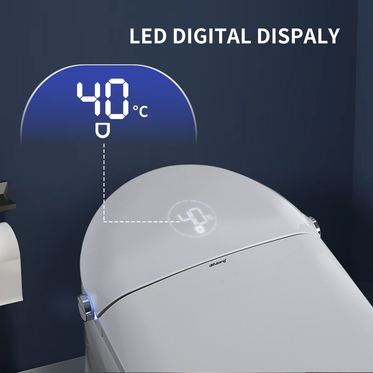 Tankless Smart Toilet With Built-In Bidet