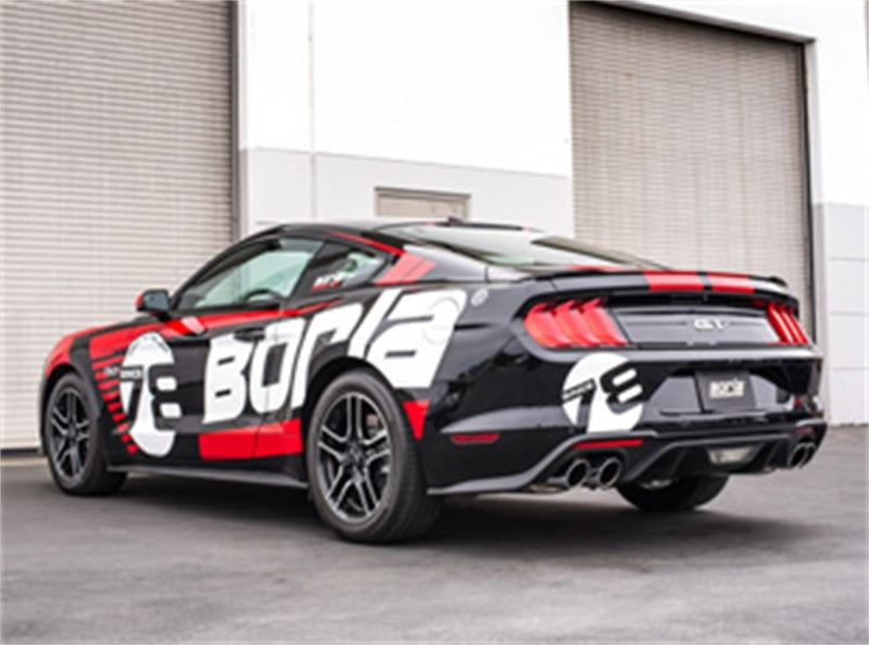 Borla 2018 Ford Mustang GT 5.0L AT/MT 2.5in S-Type Exhaust w/o Valves (Rear Section Only) 11953