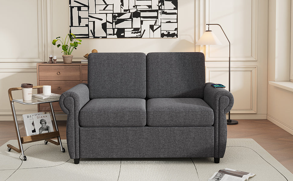 Orisfur Pull Out Sofa Bed Loveseat Sleeper