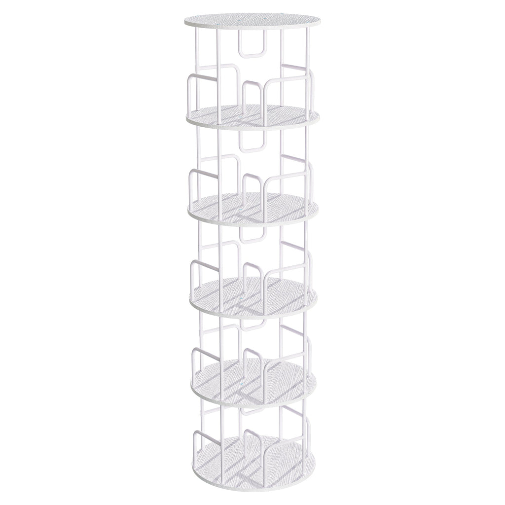 Rotating Bookshelf Tower 5 Tier