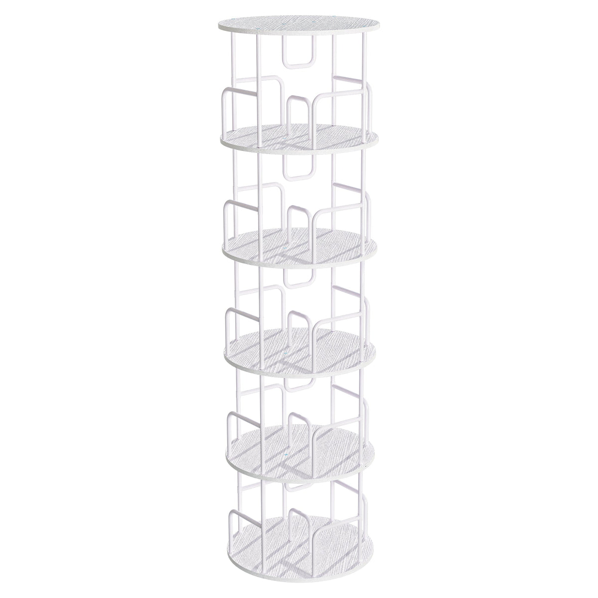 Rotating Bookshelf Tower 5 Tier