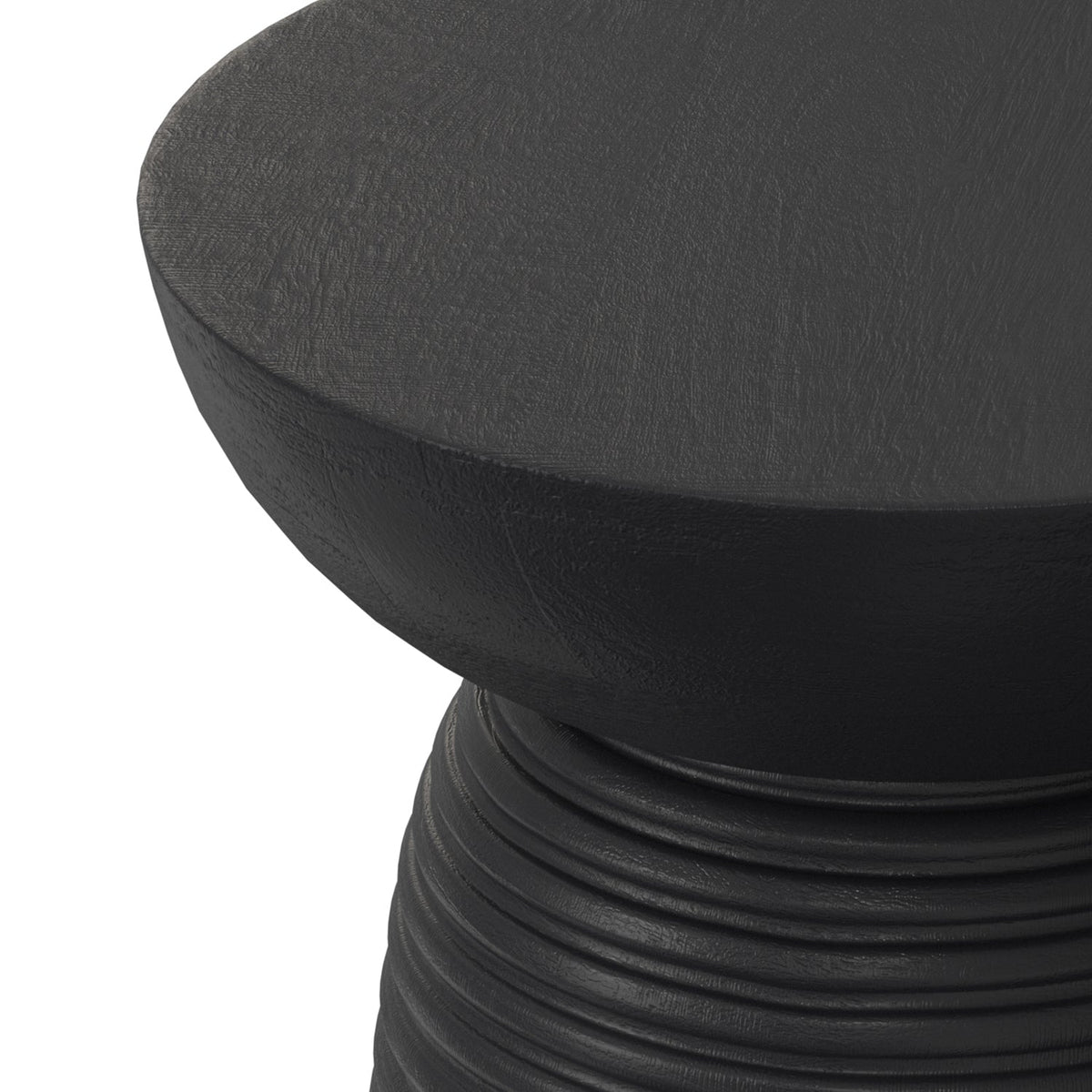 Boyd 13 Inch Ribbed Accent Table