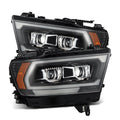 AlphaRex 19-22 Dodge Ram 1500 PRO-Series Projector Headlights Black w/Seq Signal/DRL 880574 *Discontinued