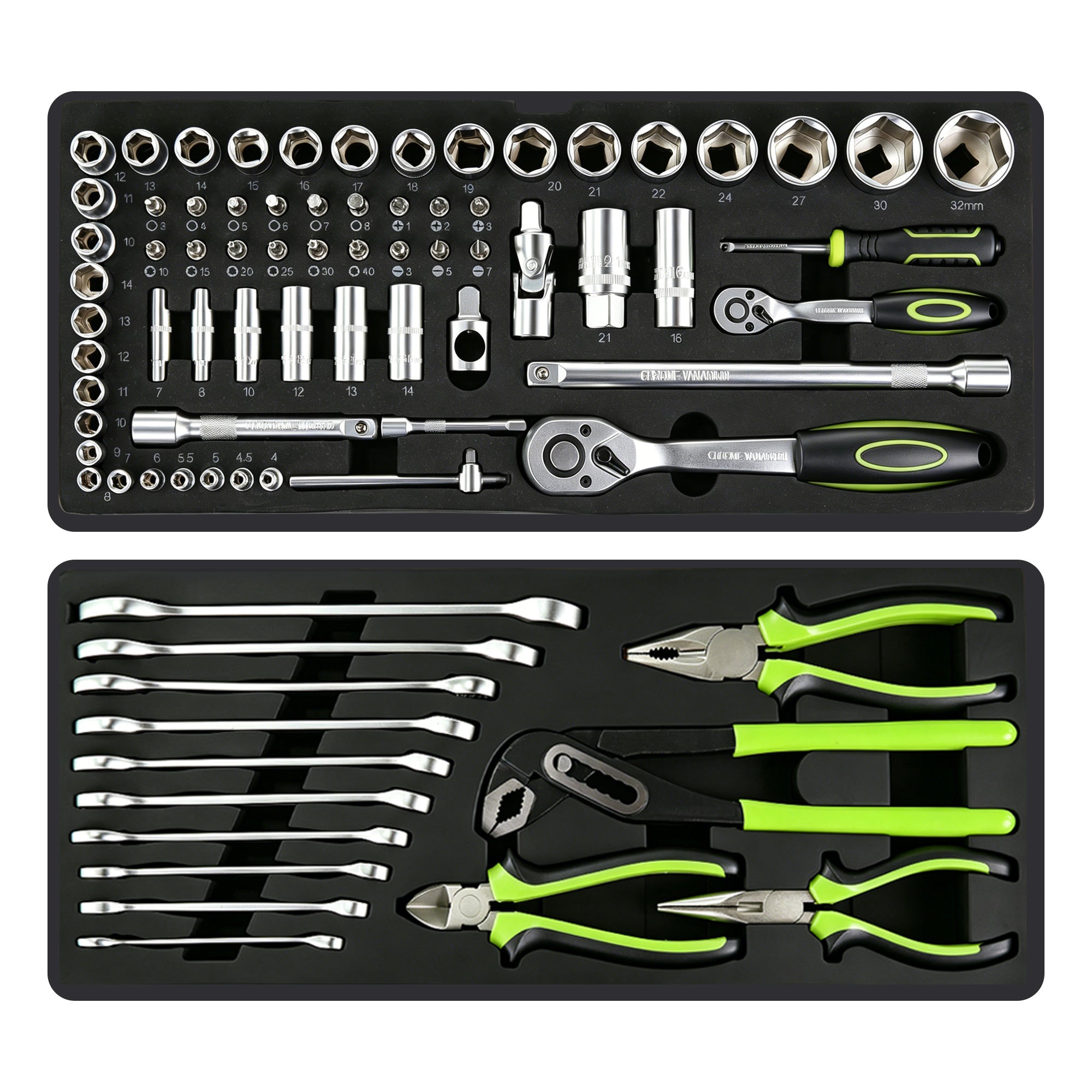 465-Piece Mechanics Tool Set with 3-Drawer Heavy Duty Metal Box